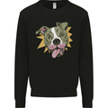 A Yampy Pitbull Dog Mens Sweatshirt Jumper Black