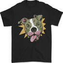 A Yampy Pitbull Dog Mens T-Shirt 100% Cotton Black