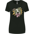 A Yampy Pitbull Dog Womens Wider Cut T-Shirt Black