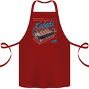 Abs Kebabs Funny Gym Overweight Fat Cotton Apron 100% Organic Maroon