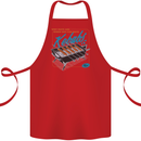 Abs Kebabs Funny Gym Overweight Fat Cotton Apron 100% Organic Red