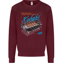 Abs Kebabs Funny Gym Overweight Fat Kids Sweatshirt Jumper Maroon