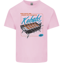 Abs Kebabs Funny Gym Overweight Fat Kids T-Shirt Childrens Light Pink