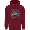 Abs Kebabs Funny Gym Overweight Fat Mens 80% Cotton Hoodie Maroon