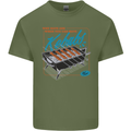 Abs Kebabs Funny Gym Overweight Fat Mens Cotton T-Shirt Tee Top Military Green