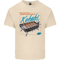 Abs Kebabs Funny Gym Overweight Fat Mens Cotton T-Shirt Tee Top Natural