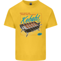 Abs Kebabs Funny Gym Overweight Fat Mens Cotton T-Shirt Tee Top Yellow