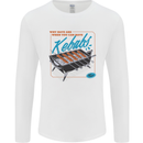 Abs Kebabs Funny Gym Overweight Fat Mens Long Sleeve T-Shirt White