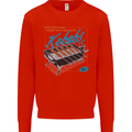 Abs Kebabs Funny Gym Overweight Fat Mens Sweatshirt Jumper Bright Red