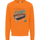 Abs Kebabs Funny Gym Overweight Fat Mens Sweatshirt Jumper Orange