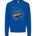 Abs Kebabs Funny Gym Overweight Fat Mens Sweatshirt Jumper Royal Blue