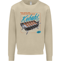 Abs Kebabs Funny Gym Overweight Fat Mens Sweatshirt Jumper Sand