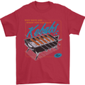Abs Kebabs Funny Gym Overweight Fat Mens T-Shirt 100% Cotton Red