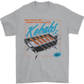 Abs Kebabs Funny Gym Overweight Fat Mens T-Shirt 100% Cotton Sports Grey