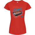 Abs Kebabs Funny Gym Overweight Fat Womens Petite Cut T-Shirt Red