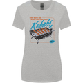 Abs Kebabs Funny Gym Overweight Fat Womens Wider Cut T-Shirt Sports Grey