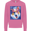 Abstract Australian Shepherd Dog Mens Sweatshirt Jumper Azalea