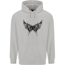 Abstract Butterfly Childrens Kids Hoodie Sports Grey