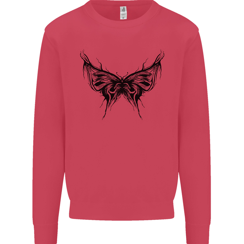 Abstract Butterfly Kids Sweatshirt Jumper Heliconia