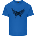 Abstract Butterfly Kids T-Shirt Childrens Royal Blue