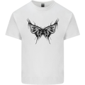 Abstract Butterfly Mens Cotton T-Shirt Tee Top White