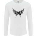 Abstract Butterfly Mens Long Sleeve T-Shirt White