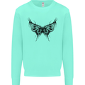 Abstract Butterfly Mens Sweatshirt Jumper Peppermint