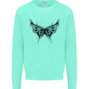 Abstract Butterfly Mens Sweatshirt Jumper Peppermint