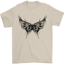 Abstract Butterfly Mens T-Shirt 100% Cotton Sand