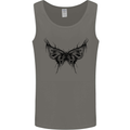 Abstract Butterfly Mens Vest Tank Top Charcoal