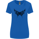 Abstract Butterfly Womens Wider Cut T-Shirt Royal Blue