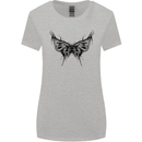 Abstract Butterfly Womens Wider Cut T-Shirt Sports Grey
