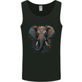 Abstract Elephant Mens Vest Tank Top Black