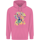 Abstract Labrador Dog Mens 80% Cotton Hoodie Azelea