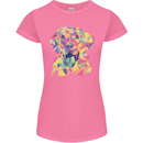 Abstract Labrador Dog Womens Petite Cut T-Shirt Azalea