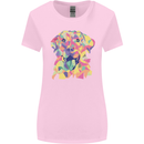 Abstract Labrador Dog Womens Wider Cut T-Shirt Light Pink
