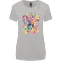 Abstract Labrador Dog Womens Wider Cut T-Shirt Sports Grey
