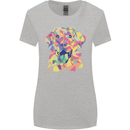 Abstract Labrador Dog Womens Wider Cut T-Shirt Sports Grey