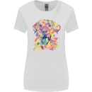 Abstract Labrador Dog Womens Wider Cut T-Shirt White