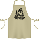 Abstract Outdoors Camping Bushcraft Hiking Trekking Cotton Apron 100% Organic Khaki