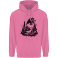 Abstract Outdoors Camping Bushcraft Hiking Trekking Mens 80% Cotton Hoodie Azelea