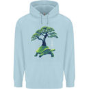 Abstract Tortoise Tree Childrens Kids Hoodie Light Blue