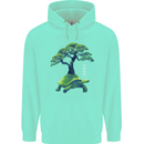 Abstract Tortoise Tree Childrens Kids Hoodie Peppermint