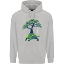 Abstract Tortoise Tree Childrens Kids Hoodie Sports Grey