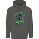 Abstract Tortoise Tree Childrens Kids Hoodie Storm Grey