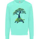 Abstract Tortoise Tree Kids Sweatshirt Jumper Peppermint