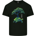 Abstract Tortoise Tree Kids T-Shirt Childrens Black