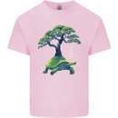 Abstract Tortoise Tree Mens Cotton T-Shirt Tee Top Light Pink