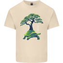 Abstract Tortoise Tree Mens Cotton T-Shirt Tee Top Natural
