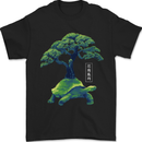Abstract Tortoise Tree Mens T-Shirt 100% Cotton Black